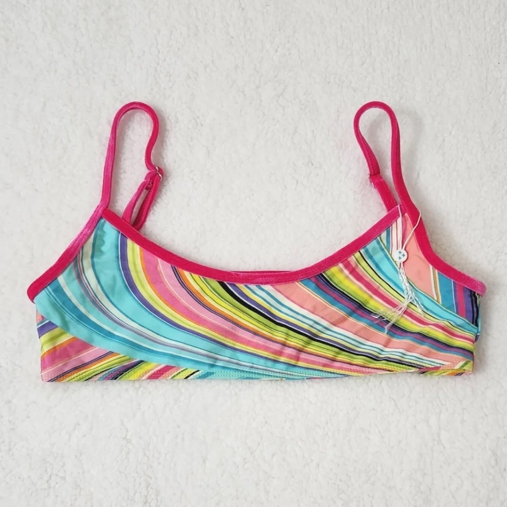 New!Frankie's Bikinis‎ Dallas Shine Bralette Bikini Top